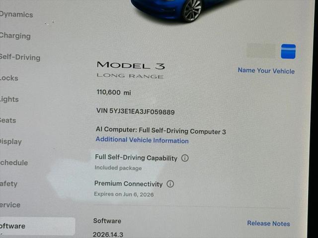 2018 Tesla Model 3 Long Range