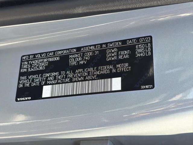 2024 Volvo XC90 B6 Ultimate Bright Theme 7-Seater