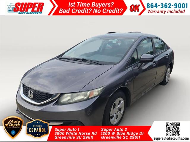 2014 Honda Civic LX for sale in Greenville, SC