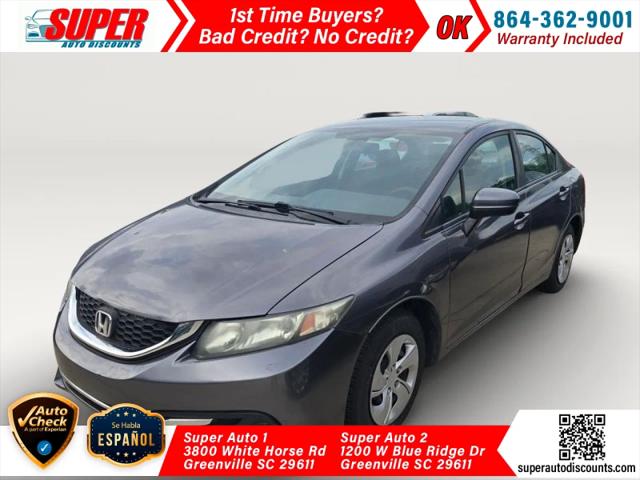 2014 Honda Civic LX for sale in Greenville, SC