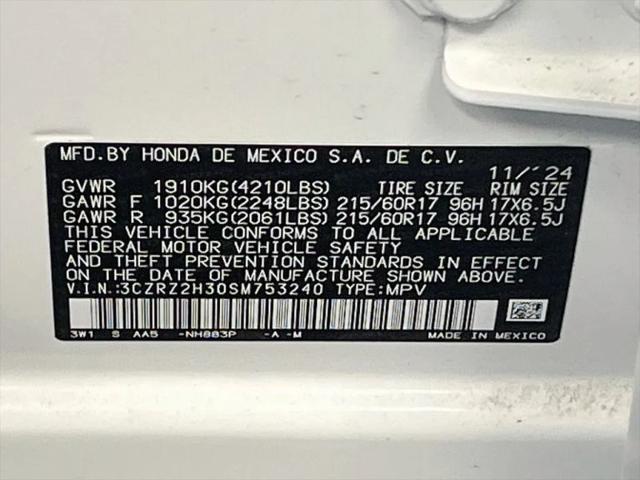 2025 Honda HR-V AWD LX