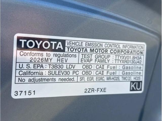 2026 Toyota Corolla Hybrid Hybrid LE