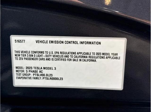 2023 Tesla Model 3 Performance Dual Motor All-Wheel Drive