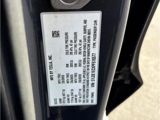 2023 Tesla Model 3 Performance Dual Motor All-Wheel Drive