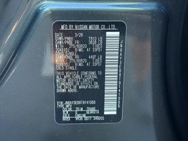 2026 Nissan Armada Platinum