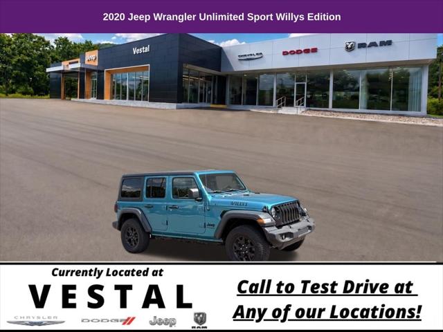 2020 Jeep Wrangler Willys 4x4 for sale in Vestal, NY