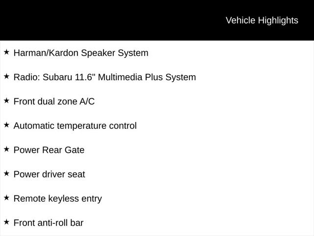 2026 Subaru Forester Sport