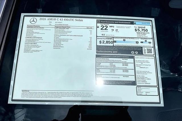 2026 Mercedes-Benz AMG C 43 4MATIC