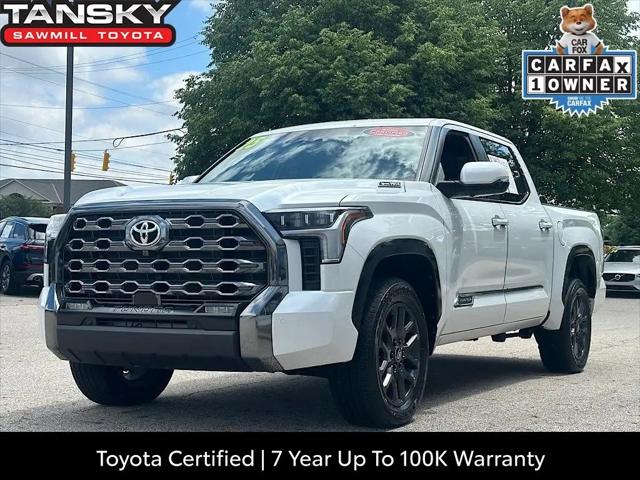 2025 Toyota Tundra Platinum Hybrid CrewMax 5.5' Bed for sale near Dublin, OH