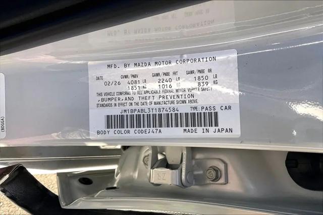 2026 Mazda Mazda3 2.5 S Select Sport