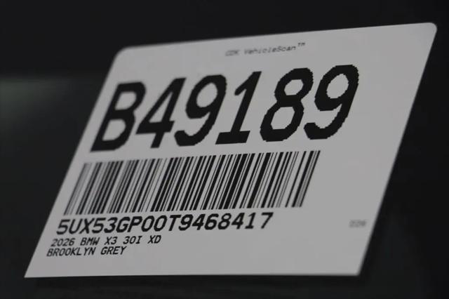 2026 BMW X3 30 xDrive