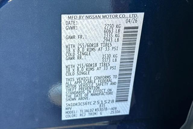 2026 Nissan Pathfinder SL