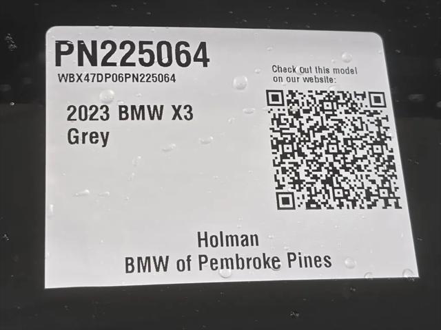 2023 BMW X3 sDrive30i