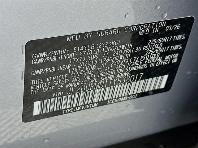 2026 Subaru Outback Wilderness