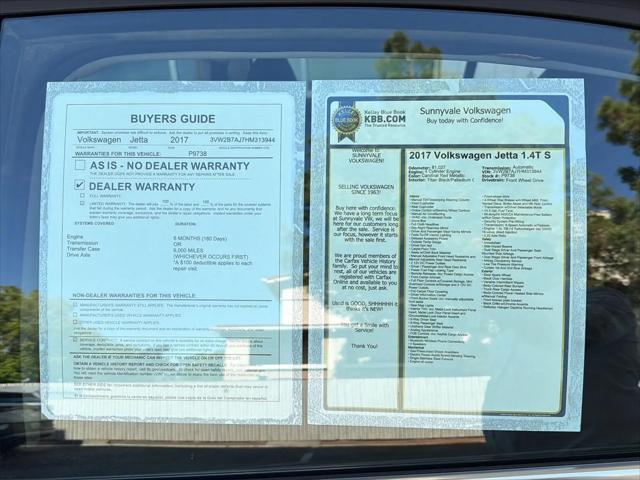 2017 Volkswagen Jetta 1.4T S