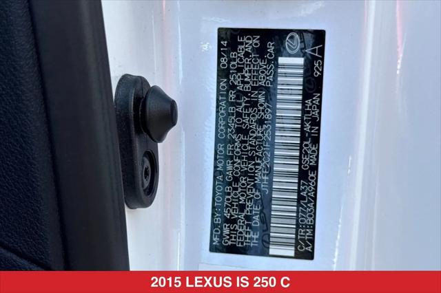 2015 Lexus IS 250C IS 250C