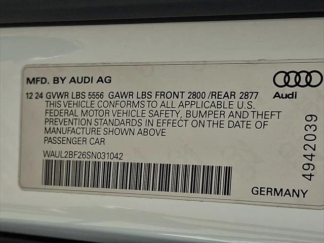 2025 Audi A6 Premium Plus 55 TFSI quattro S tronic
