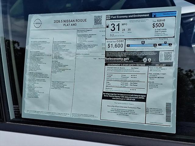 2026 Nissan Rogue Platinum