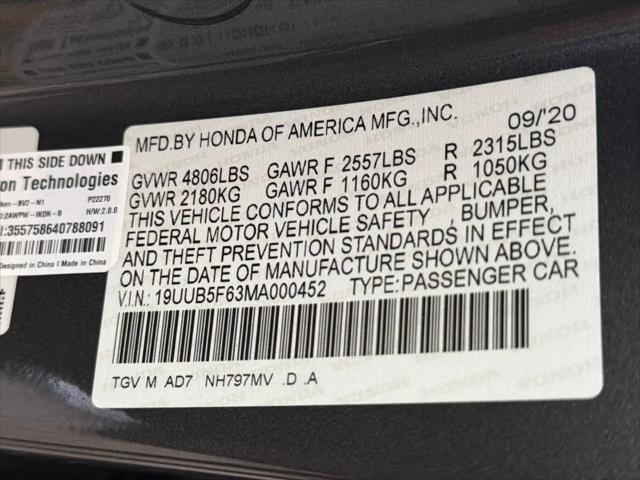2021 Acura TLX Advance Package