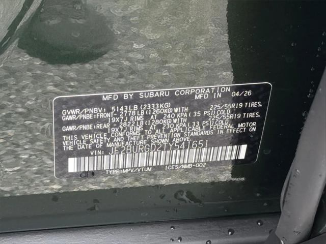 2026 Subaru Outback Limited XT