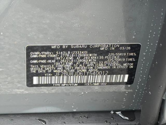 2026 Subaru Outback Touring XT