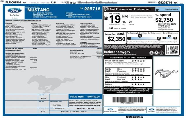 2016 Ford Mustang GT Premium for sale in Colorado Springs, CO