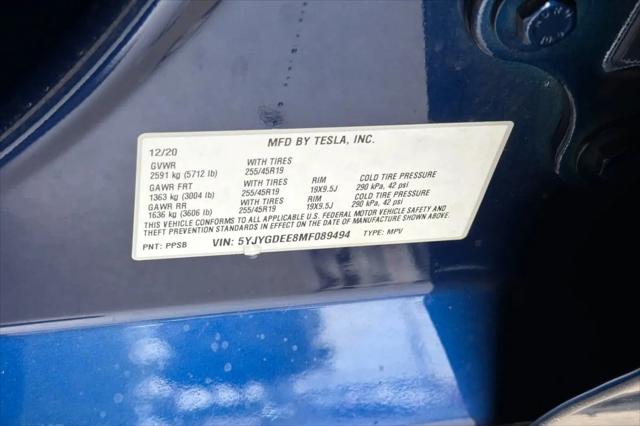 2021 Tesla Model Y Long Range Dual Motor All-Wheel Drive