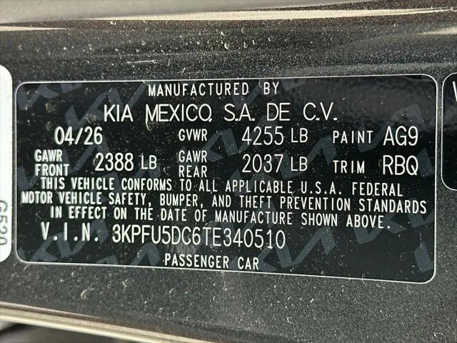 2026 Kia K4 GT-Line Turbo