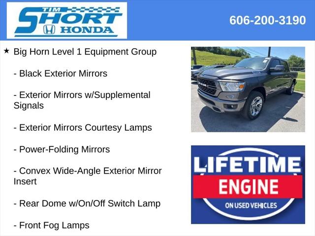 2023 Ram 1500 Big Horn Crew Cab 4x4 5'7" Box