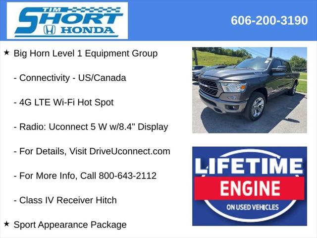 2023 Ram 1500 Big Horn Crew Cab 4x4 5'7" Box