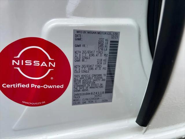 2024 Nissan Frontier Crew Cab SV 4x4