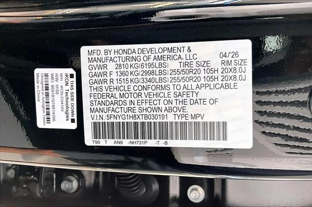 2026 Honda Pilot Elite