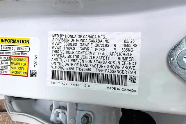 2026 Honda Civic Sport