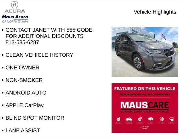 2023 Chrysler Pacifica Hybrid Touring L