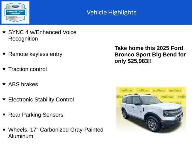 2025 Ford Bronco Sport Big Bend