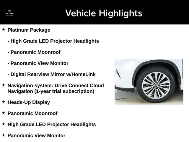 2023 Toyota Highlander Platinum