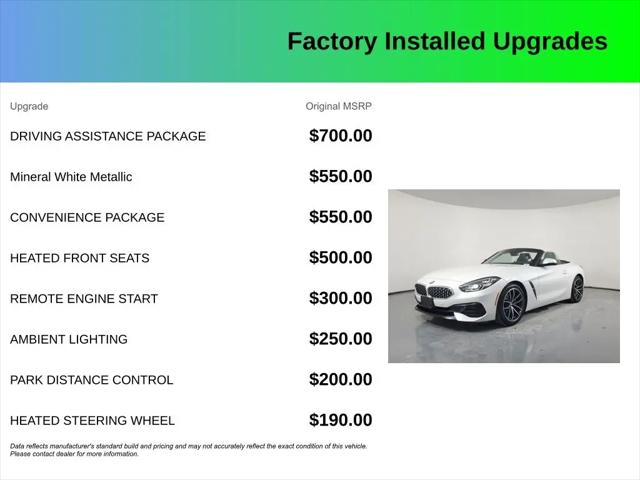 2022 BMW Z4 sDrive30i