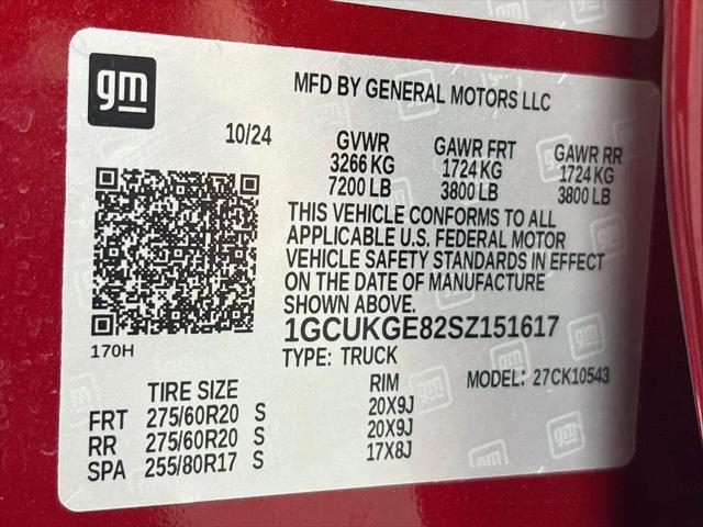 2025 Chevrolet Silverado 1500 4WD Crew Cab Short Bed LTZ