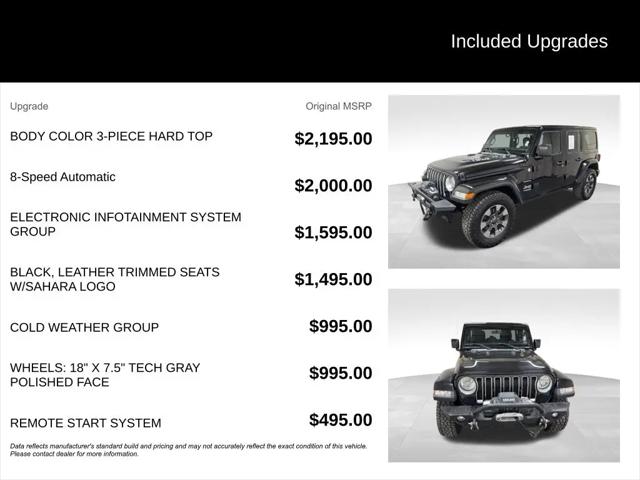 2018 Jeep Wrangler Unlimited Sahara 4x4