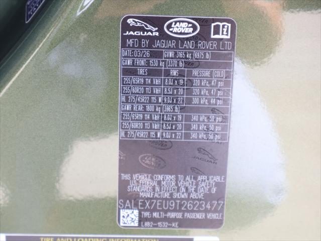 2026 Land Rover Defender P400 X