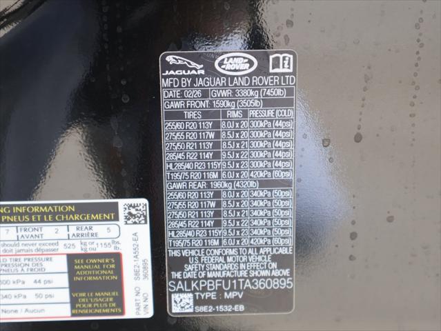 2026 Land Rover Range Rover P400 SE 7 Seat
