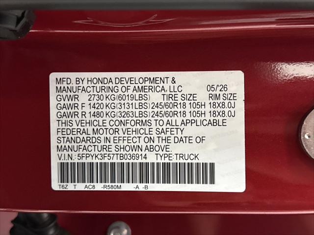 2026 Honda Ridgeline RTL