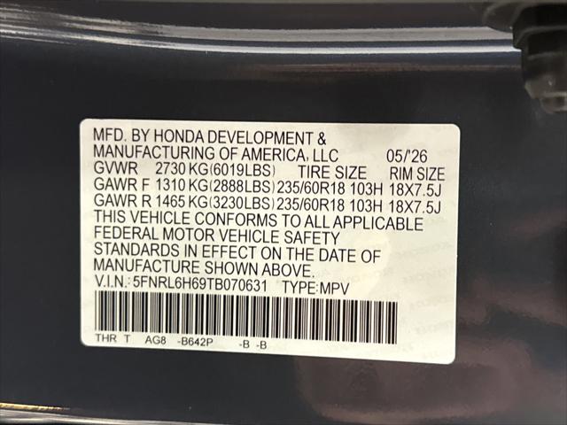2026 Honda Odyssey EX-L