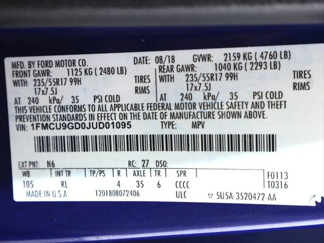 2018 Ford Escape SE