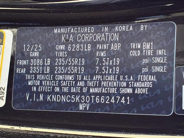 2026 Kia Carnival MPV EX