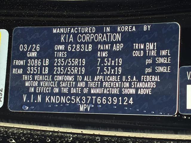 2026 Kia Carnival MPV EX