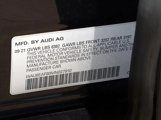 2021 Audi A8 L 60 TFSI quattro Tiptronic