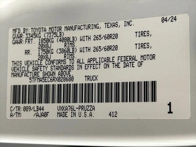 2024 Toyota Tundra 1794 Edition