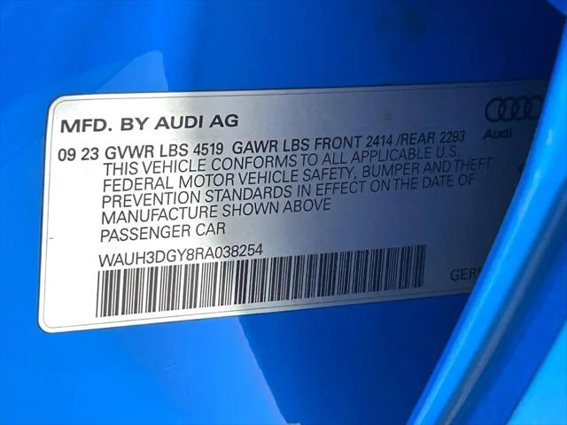 2024 Audi S3 Premium Plus TFSI quattro S tronic