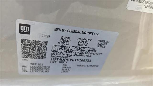 2026 GMC Sierra 2500HD Crew Cab, Standard Bed, AT4, 4WD